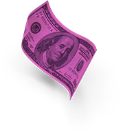 dollar purple icon